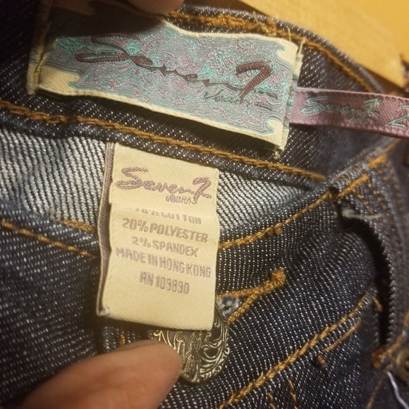 Seven7 Jeans | Women's Dark Denim Zipper Ankle Skinny Jeans (Size 27) - Picture 3 of 7